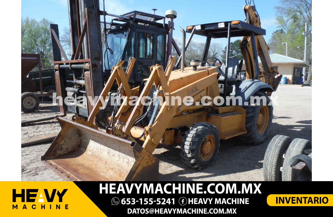 Maquinaria Pesada Retroexcavadora 2000 Case 580 L serie 2